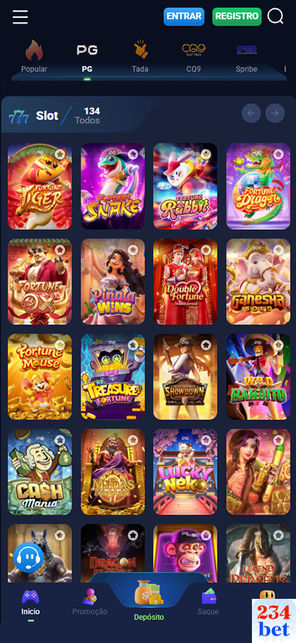 Prêmios Jogos 234bet.com